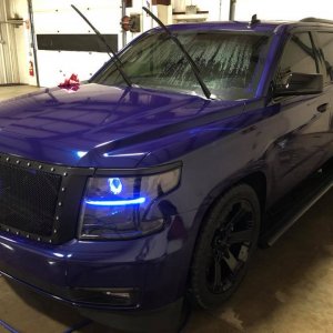 Tahoe Custom Lowered Blue