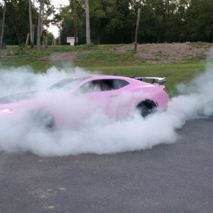 Breast cancer awareness, ZL1 1LE, Pink Car, Hot Pink, Custom Camaro, Track Car,