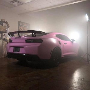 Breast cancer awareness, ZL1 1LE, Pink Car, Hot Pink, Custom Camaro, Track Car,