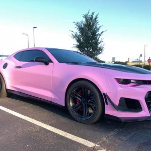 Breast cancer awareness, ZL1 1LE, Pink Car, Hot Pink, Custom Camaro, Track Car,